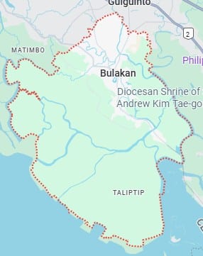 Map of Bulacan