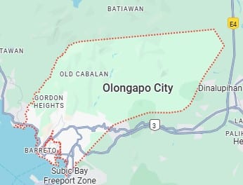 Map of Olongapo